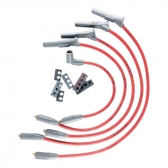 CABO DE VELA GM CHEVETTE BOBINA MI RETO/ 90° - PSI - VERMELHO/PRETO