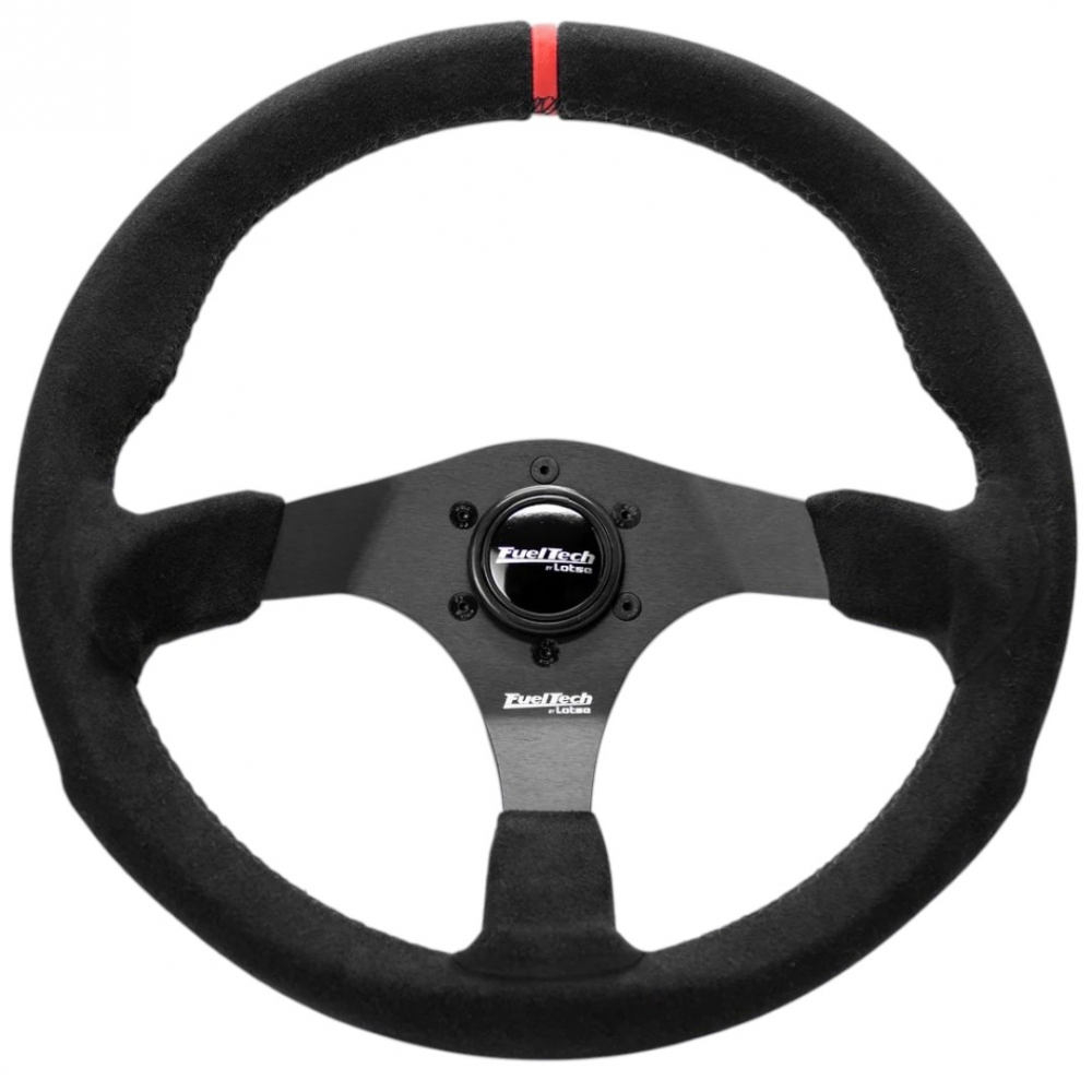VOLANTE FT STREET R CAMURÇA GRIPTECH (TARJA VERMELHA) - FUELTECH by LOTSE