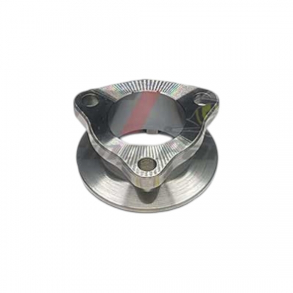 FLANGE DE FIXAÇÂO VALVULA WASTEGATE W45 PARA COLETORES 3 FUROS - AUTO BOOST