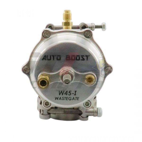 VALVULA DE ALÍVIO WASTEGATE W45I 45MM INOX - AUTO BOOST - PRATA