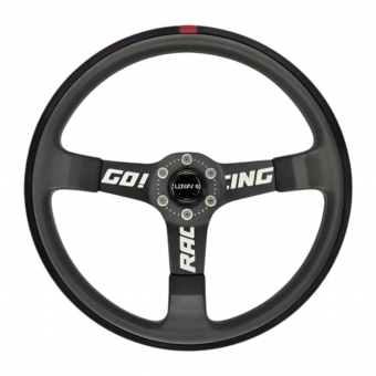 VOLANTE SNIPER GR HASTE 6 FUROS REV SUEDE INDICADOR VERMELHO - LOWV