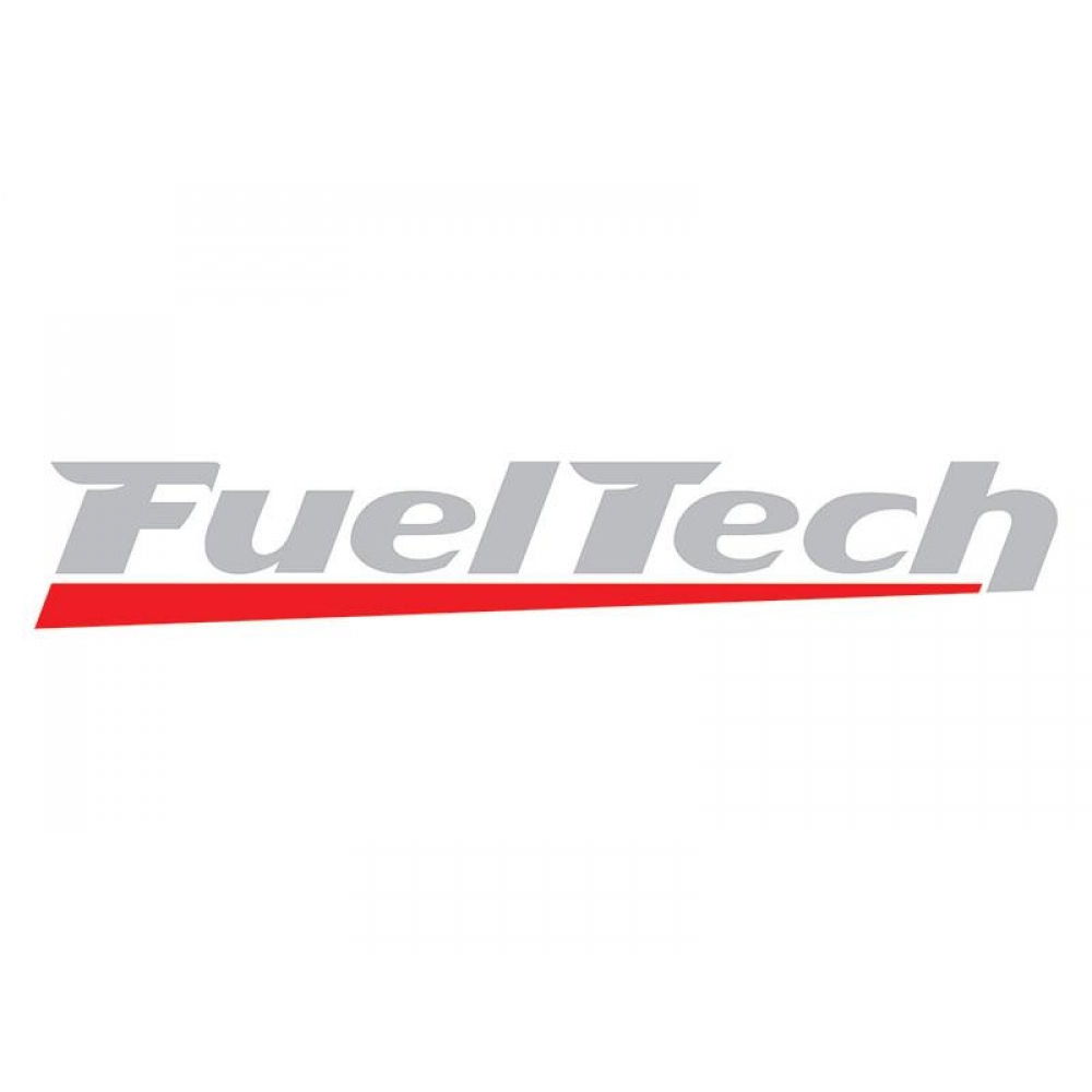 ADESIVO FUELTECH PRATA / VERMELHO 18 CM