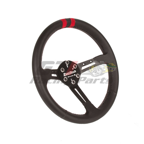 VOLANTE FUELTECH FTS-1 PRETO REVESTIDO SUEDE