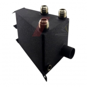 RESERVATÓRIO RESPIRO DE ÓLEO VW GOL G1 4L INOX SUPORTE ORIGINAL PRETO TEXTURIZADO - MSP