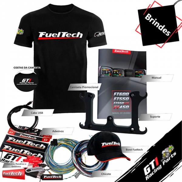 INJECAO PROGRAMAVEL FT550 SFI + CHICOTE 3M