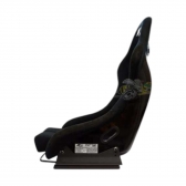 BANCO STREET MÉDIO PRETO C/ SUPORTE FIXO - METAL HORSE