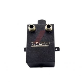 RESERVATÓRIO RESPIRO DE OLEO UNIVERSAL QUADRADO 2L INOX PRETO TEXTURIZADO - MSP