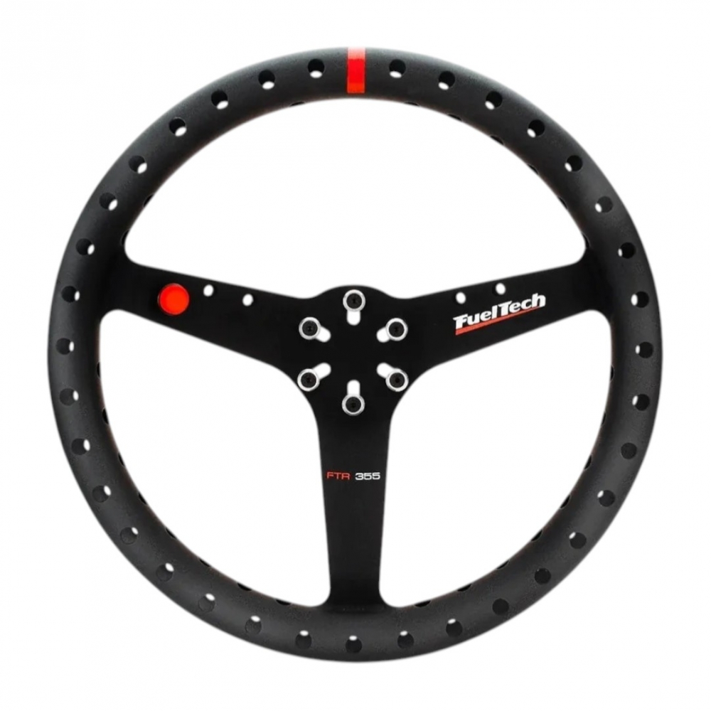 VOLANTE FUELTECH FTR-A ALIVIADO PRETO