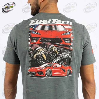 CAMISETA FUELTECH CORVETTE C8 TWIN TURBO