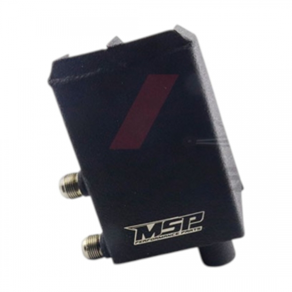 RESERVATÓRIO RESPIRO DE ÓLEO VW GOL G1 4L INOX SUPORTE ORIGINAL PRETO TEXTURIZADO - MSP