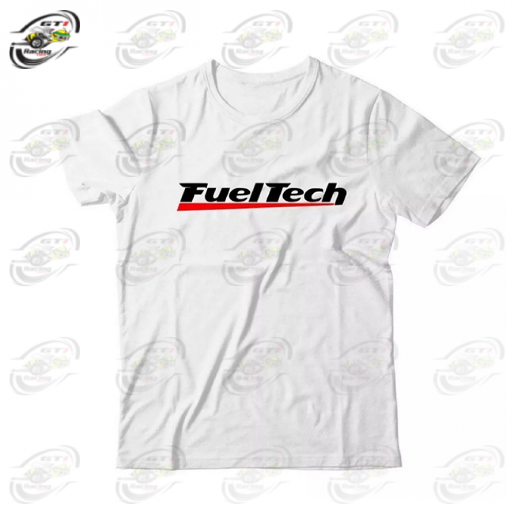 CAMISETA FUELTECH BRANCA EMBORRACHADA / XXG
