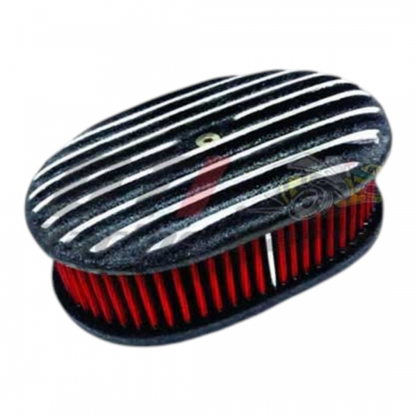 FILTRO MARMITA OVAL ALETADO OPALA DFV 446 69/85 - RACE CHROME