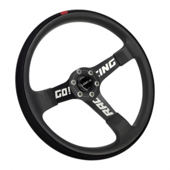 VOLANTE SNIPER GR HASTE 6 FUROS REV SUEDE INDICADOR VERMELHO - LOWV