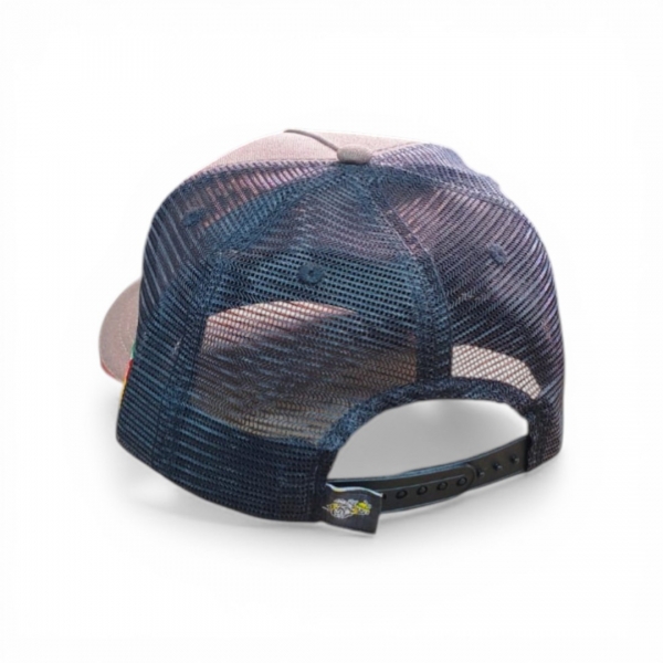 BONÉ GTI RACING PARTS TRUCKER MARROM 2025