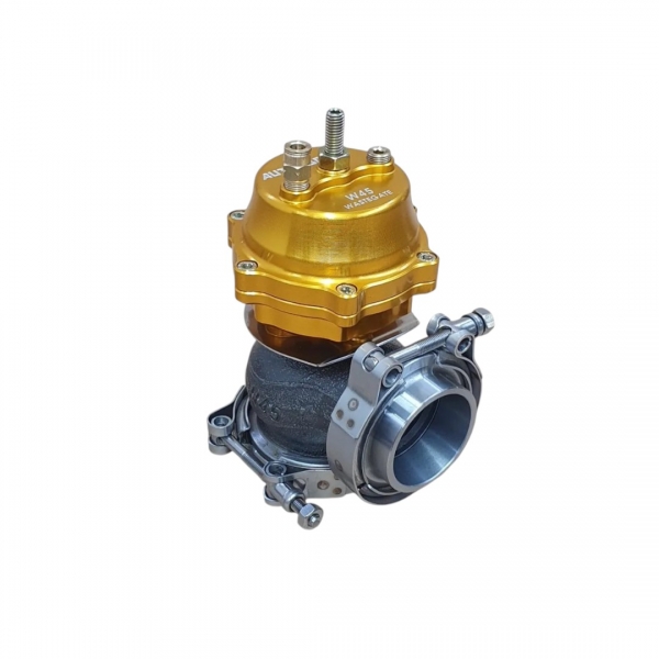 VALVULA DE ALÍVIO WASTEGATE W45 45MM - AUTO BOOST - DOURADO