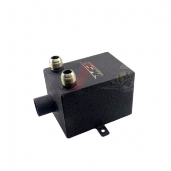 RESERVATÓRIO RESPIRO DE OLEO UNIVERSAL QUADRADO 2L INOX PRETO TEXTURIZADO - MSP