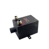 RESERVATÓRIO RESPIRO DE OLEO UNIVERSAL QUADRADO 2L INOX PRETO TEXTURIZADO - MSP