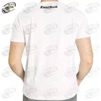 CAMISETA FUELTECH BRANCA EMBORRACHADA / XXG