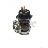 VALVULA DE ALÍVIO WASTEGATE W45 45MM COM FLANGE 3 FUROS - AUTO BOOST - PRATA