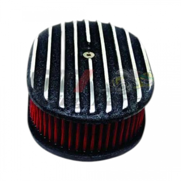 FILTRO MARMITA OVAL ALETADO OPALA DFV 446 69/85 - RACE CHROME