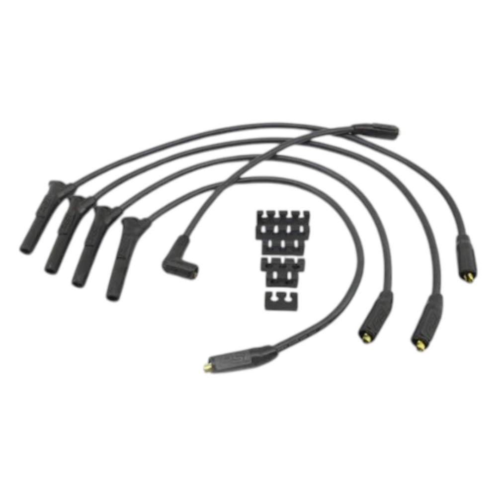 CABO DE VELA GM CHEVETTE BOBINA MI RETO/ 90° - PSI - PRETO/PRETO