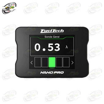 WIDEBAND O2 METER NANO PRO + CHICOTE OBDII 2M - FUELTECH