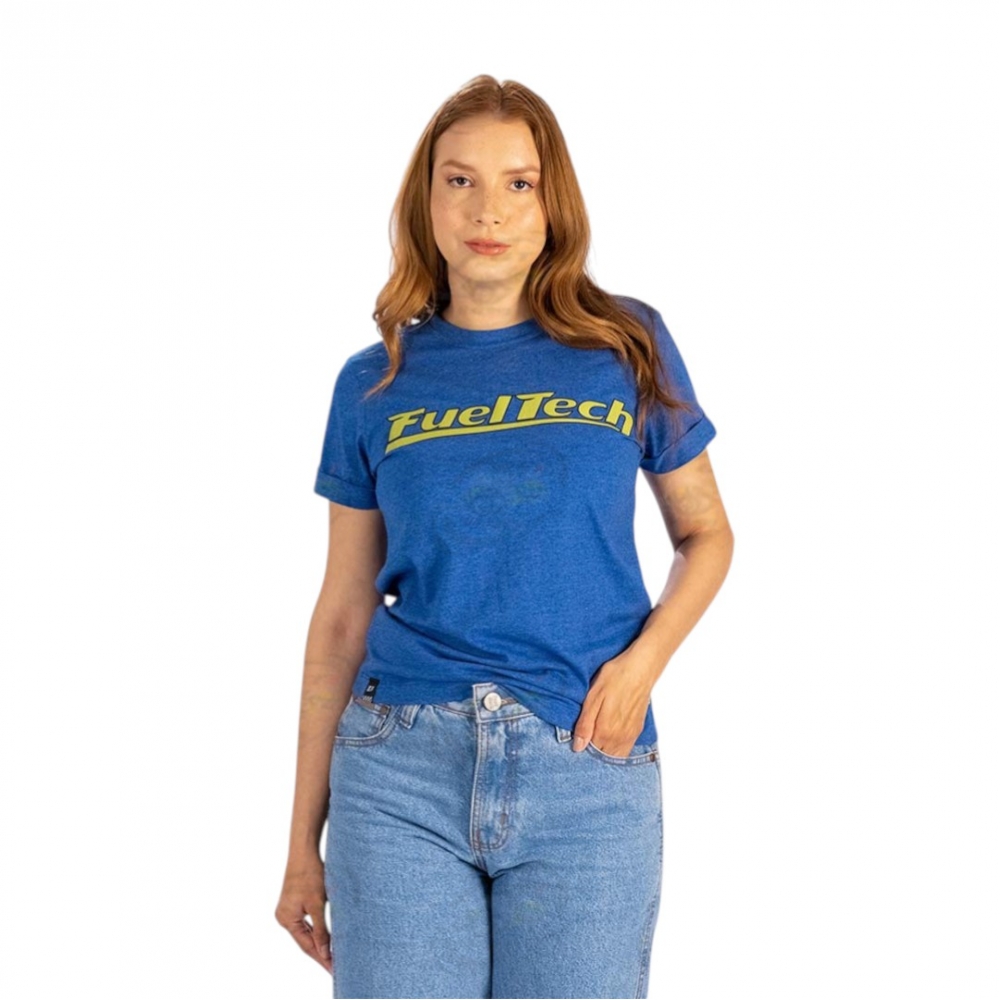 CAMISETA BABY LOOCK FUELTECH AZUL