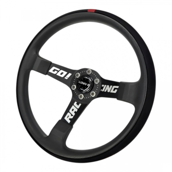 VOLANTE SNIPER GR HASTE 6 FUROS REV SUEDE INDICADOR VERMELHO - LOWV