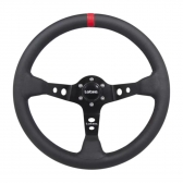 VOLANTE DAKAR GRIPTECH PRETO TARJA VERMELHA - LOTSE